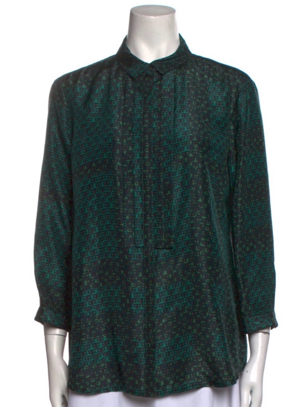 Burberry Brit Silk Printed Blouse